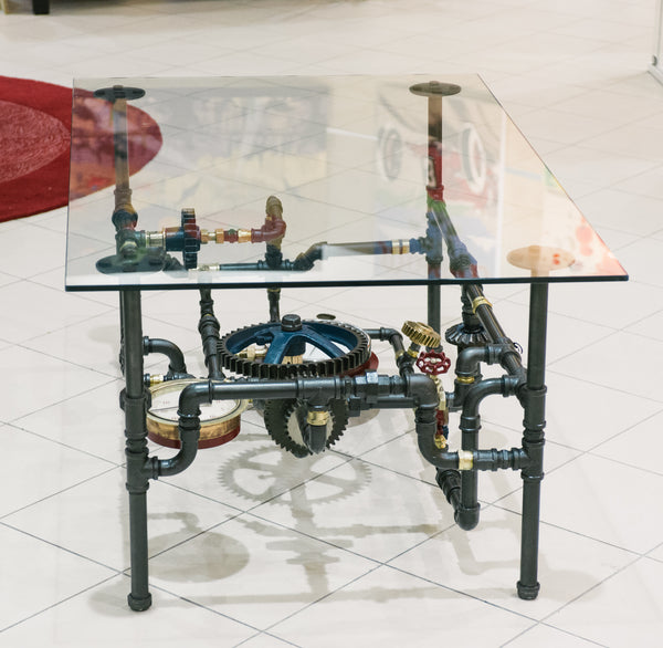 "Agricultural Pipe & Gauges Table (Large)" by Rob Sanders