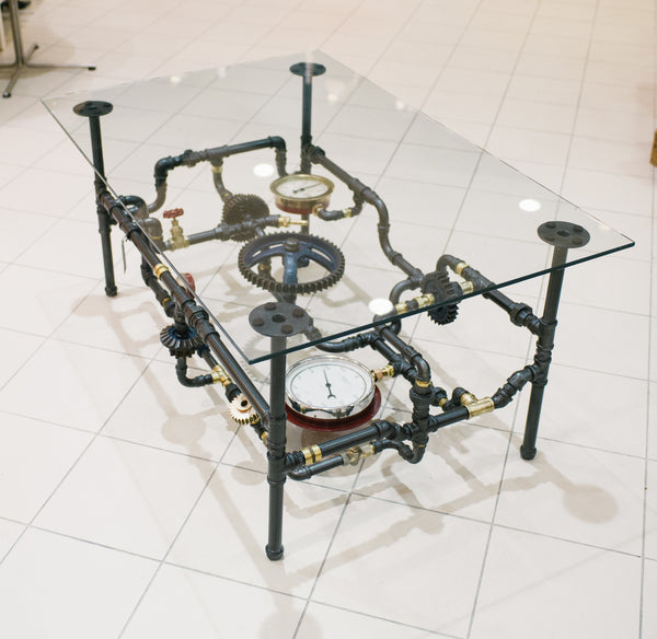 "Agricultural Pipe & Gauges Table (Large)" by Rob Sanders