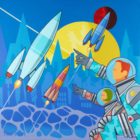 "Things to Come" by Graham Shaw at De La Liff Gallery