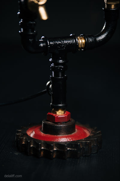 "Red Ratchet Lamp No. #173" By Rob Sanders at De La Liff Gallery