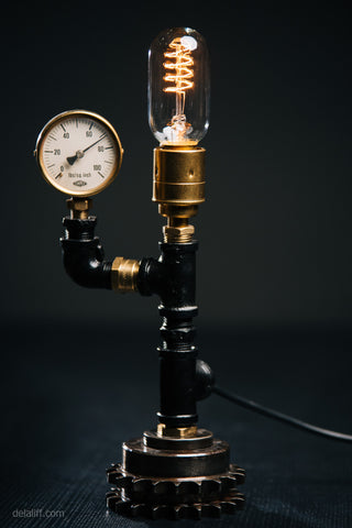 "Double Sprocket Lamp No. #198" by Rob Sanders