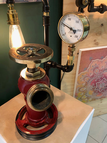 #sold "Fire Extinguisher Lamp #176" by Rob Sanders