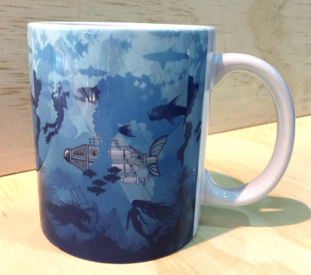 #sold "What Lies beneath" Art Mug by Graham Shaw