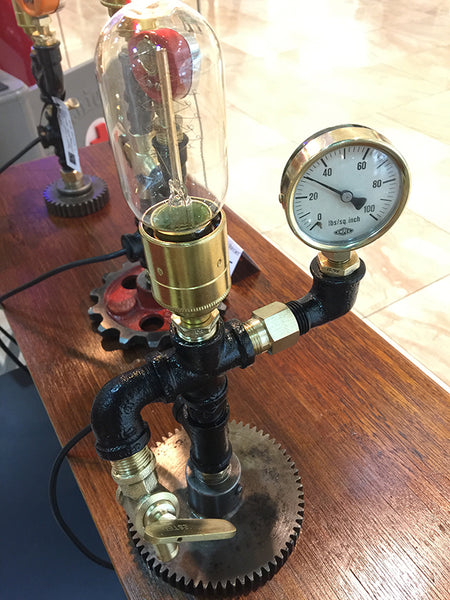 #sold Green Gauge Lamp" by Rob Sanders