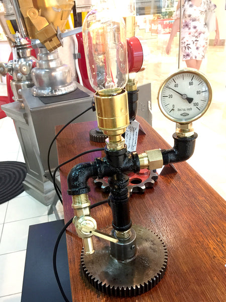 #sold Green Gauge Lamp" by Rob Sanders