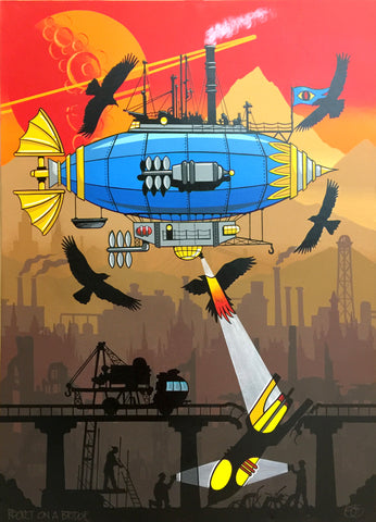 #Sold "Rocket on a bridge" by Graham Shaw