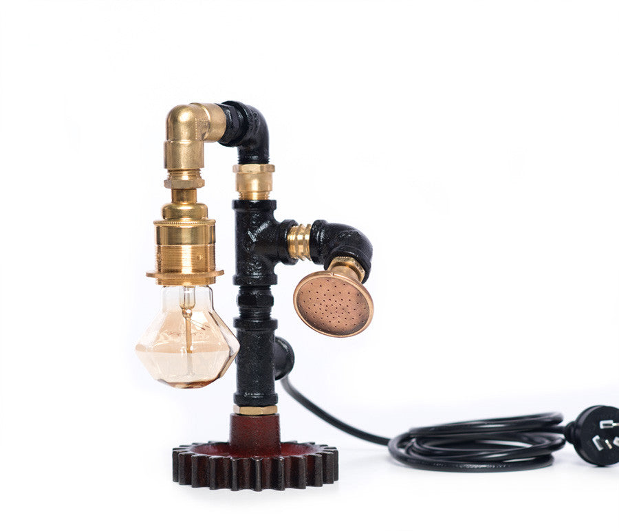 #sold "Combine Harvester Sprocket" Lamp by Rob Sanders