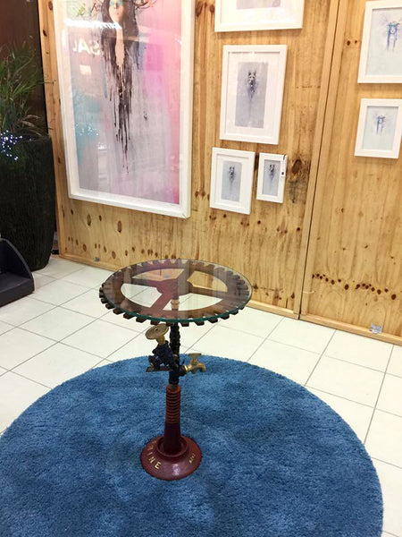 Sunshine Sprocket Side Table" by Rob Sanders