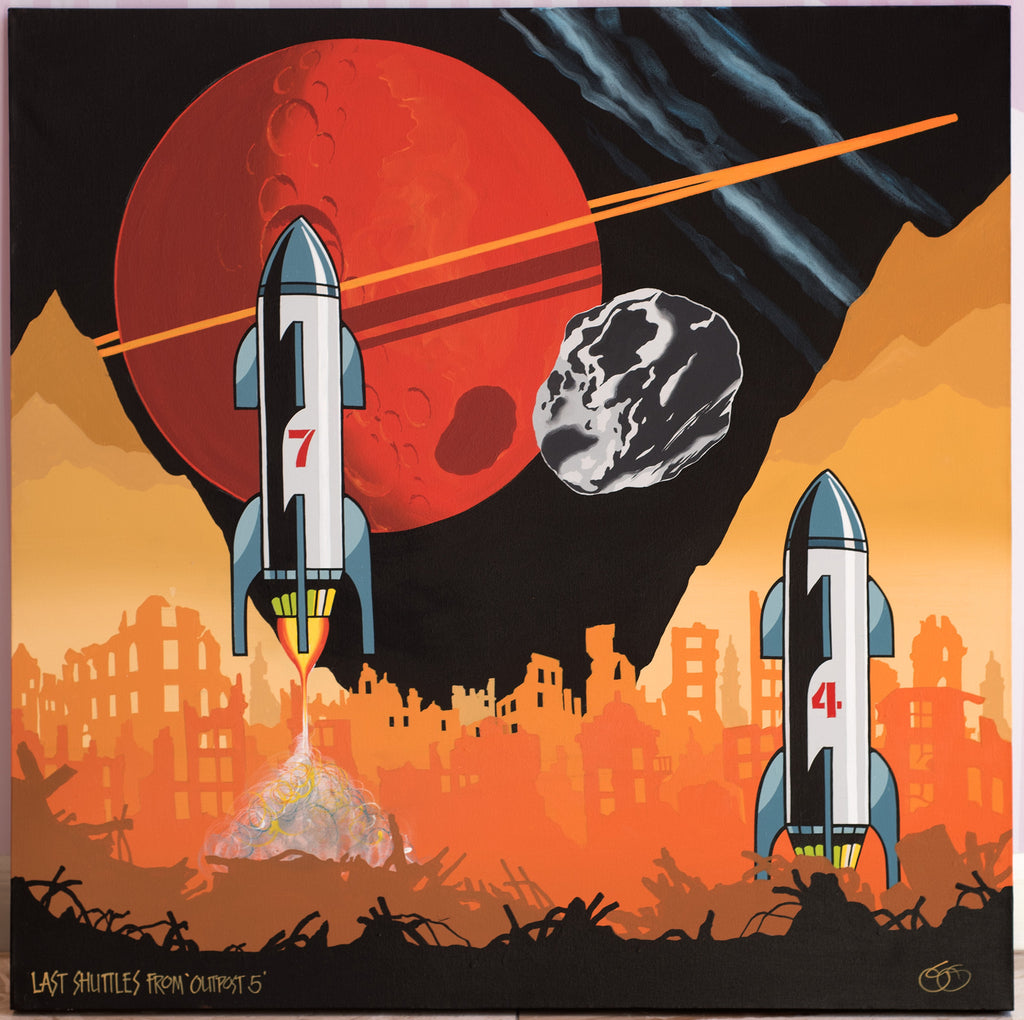 "Last Shuttle from 'Outpost 5' " by Graham Shaw