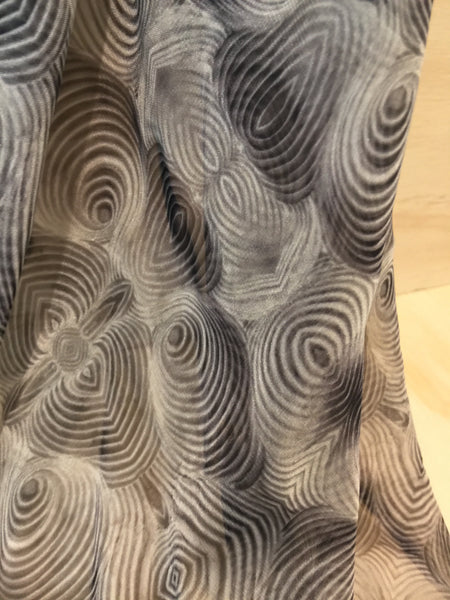 "China Town Swirl" - Silk Chiffon scarf by Mark Zed