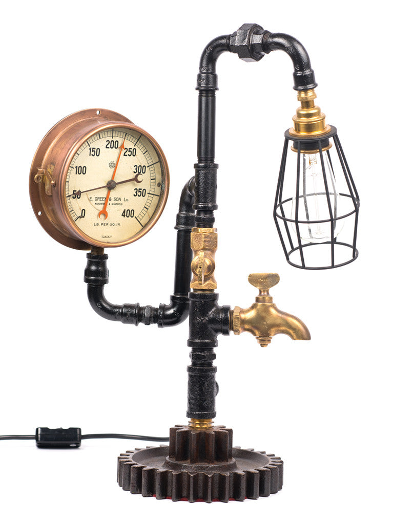 #sold "E Green Gauge Lamp" by Rob Sanders