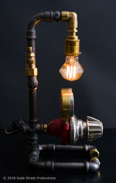 #sold "Acetylene Pipe Lamp No. 094" by Rob Sanders [Rare Collections]