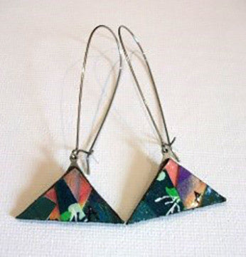 Drop Collage Earrings by Anthea Louise