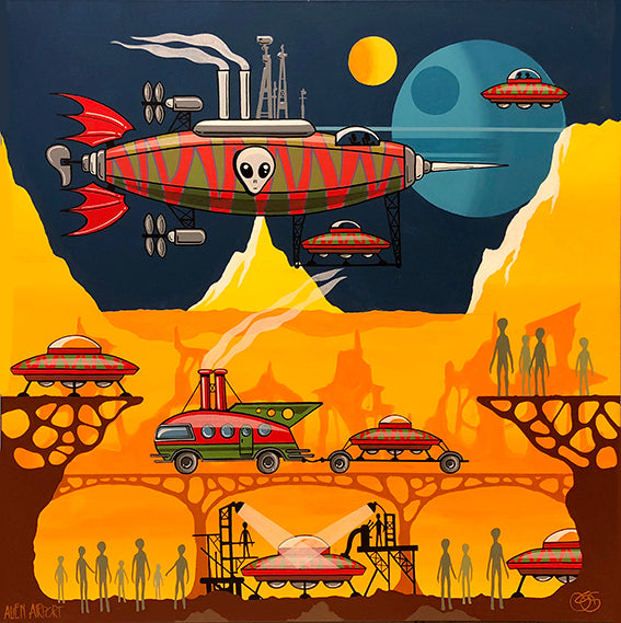#sold "Alien Airport" by Graham Shaw