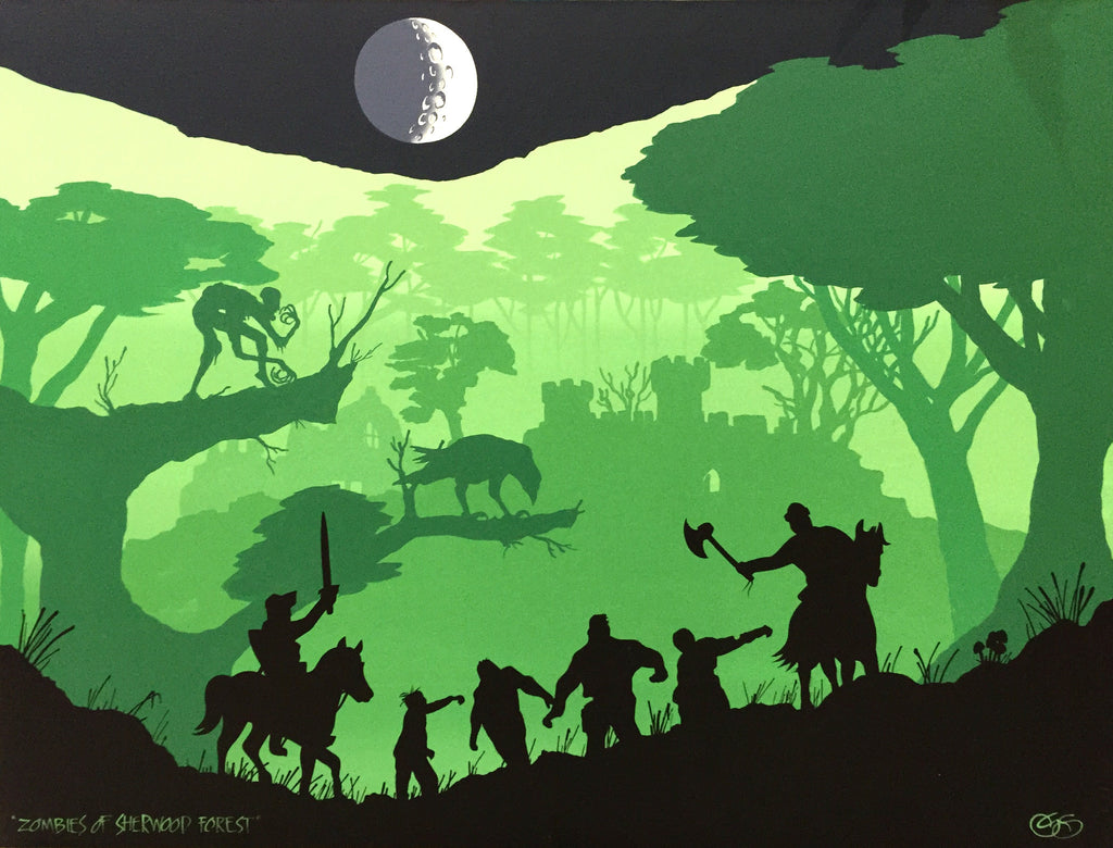 "Zombies of Sherwood forest" by Graham Shaw