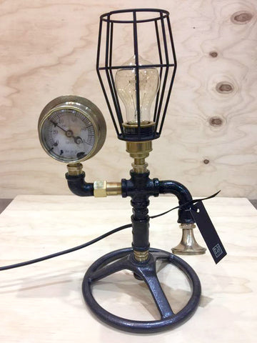 #sold "Handwheel Lamp no.105" by Rob Sanders