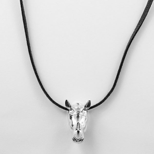 "Her heart was wild like his" Sterling Silver Pendant by Gillie and Marc