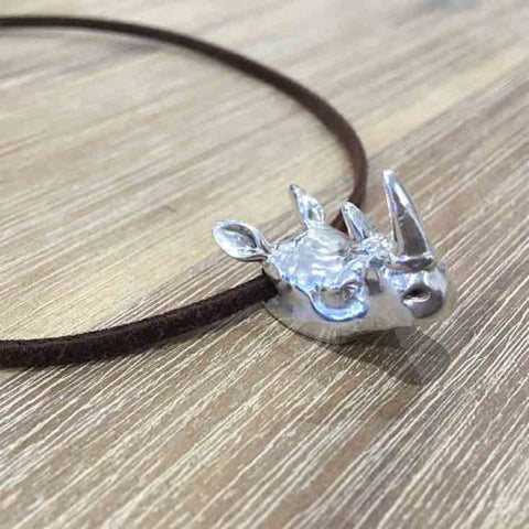 "Her heart was wild like his" Sterling Silver Pendant by Gillie and Marc