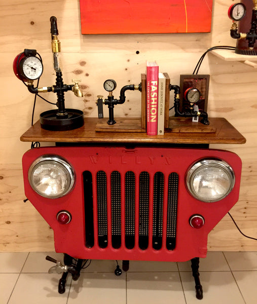 #sold "Jeep Grill Table" by Rob Sanders [RARE ITEMS COLLECTION]
