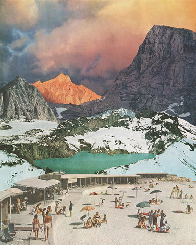 "Jade Lake Resort" by Karen Lynch [Original Art: Collectible]