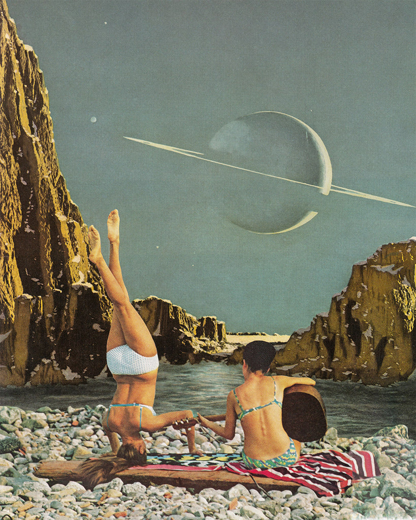 "Serenade to Saturn" by Karen Lynch [Framed Archival print]