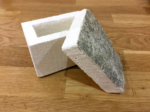 “Limestone Box (rectangle)” by Kim Bellette