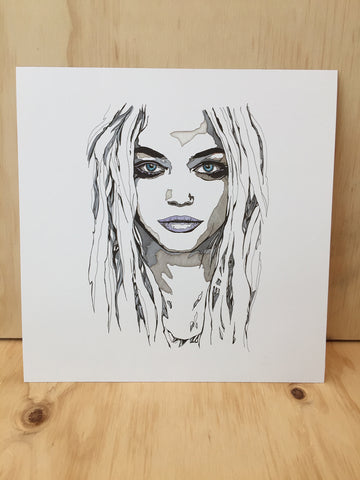 "Eliza" Art Card by Mandi Glynn-Jones