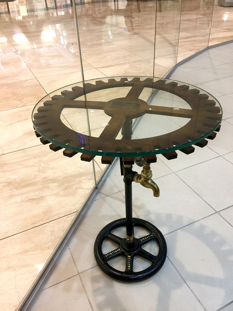 #sold "Sprocket Side Table (round)" by Rob Sanders