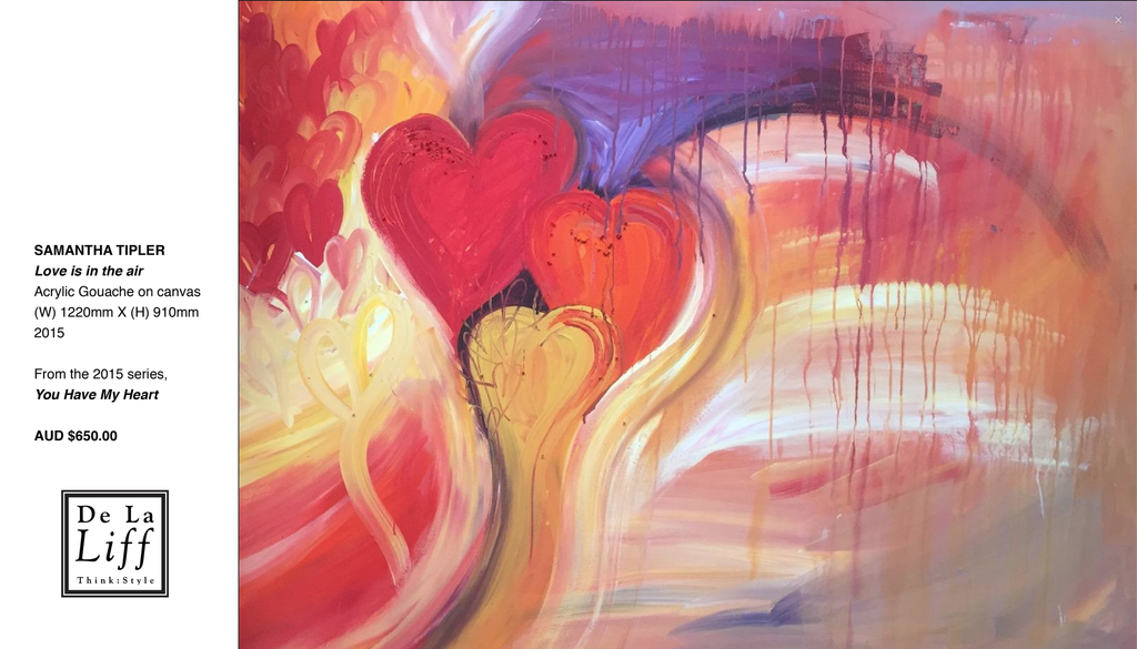 #SOLD "Love is in the Air" by Samantha Tipler