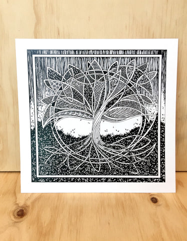 "Celtic Tree of Life" Art Card by Mandi Glynn-Jones