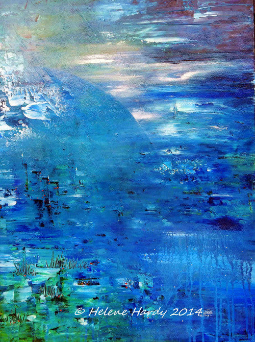 #sold "Blue Moon" by Helene Hardy